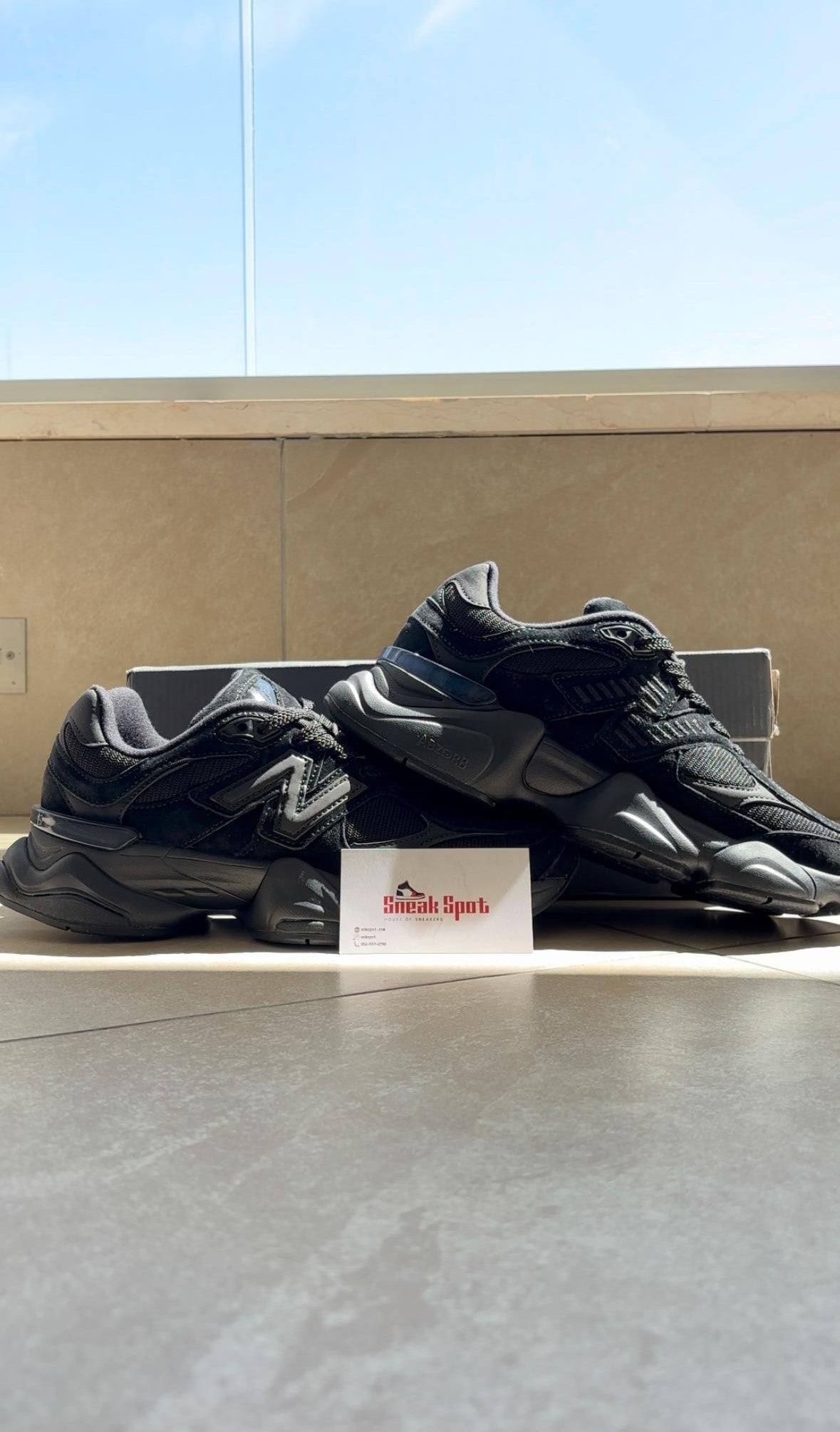 New Balance 9060 Triple Black