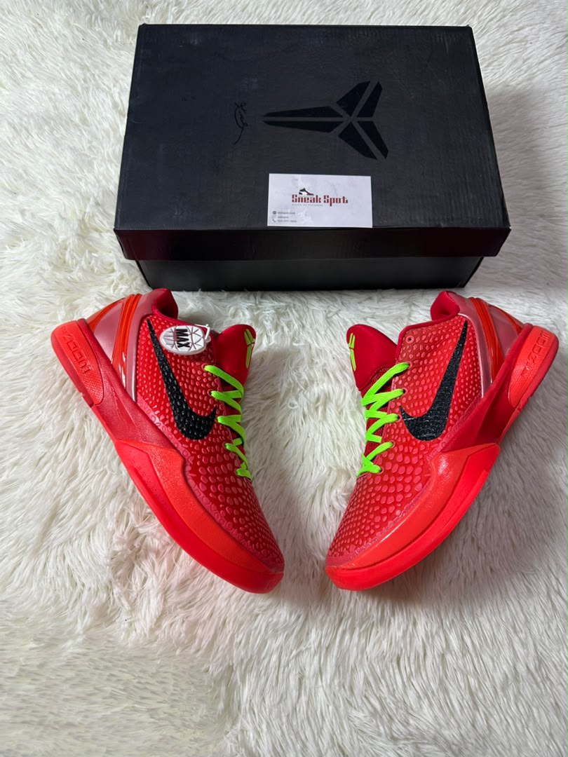 Zoom Kobe 6 GS 'Reverse Grinch' FD 40