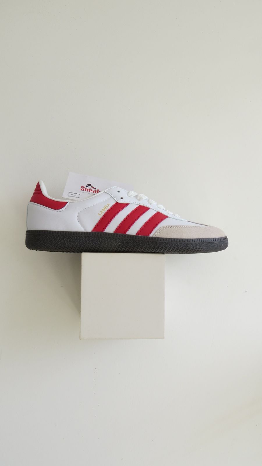 Adidas Samba White Red