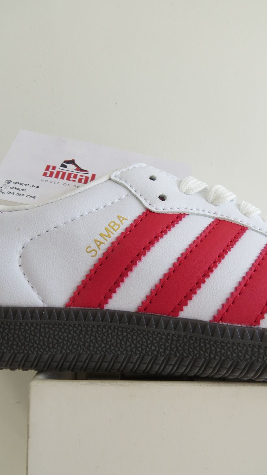 Adidas Samba White Red