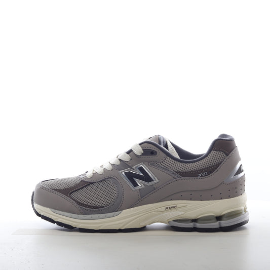 New Balance 2002 Light Grey Yellow Sole