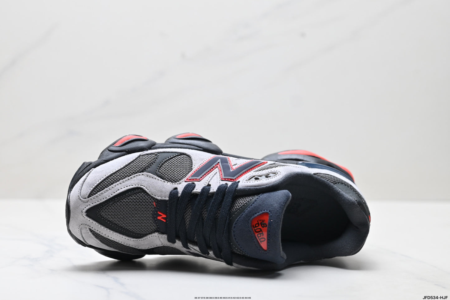 New Balance 9060 Grey Black Red