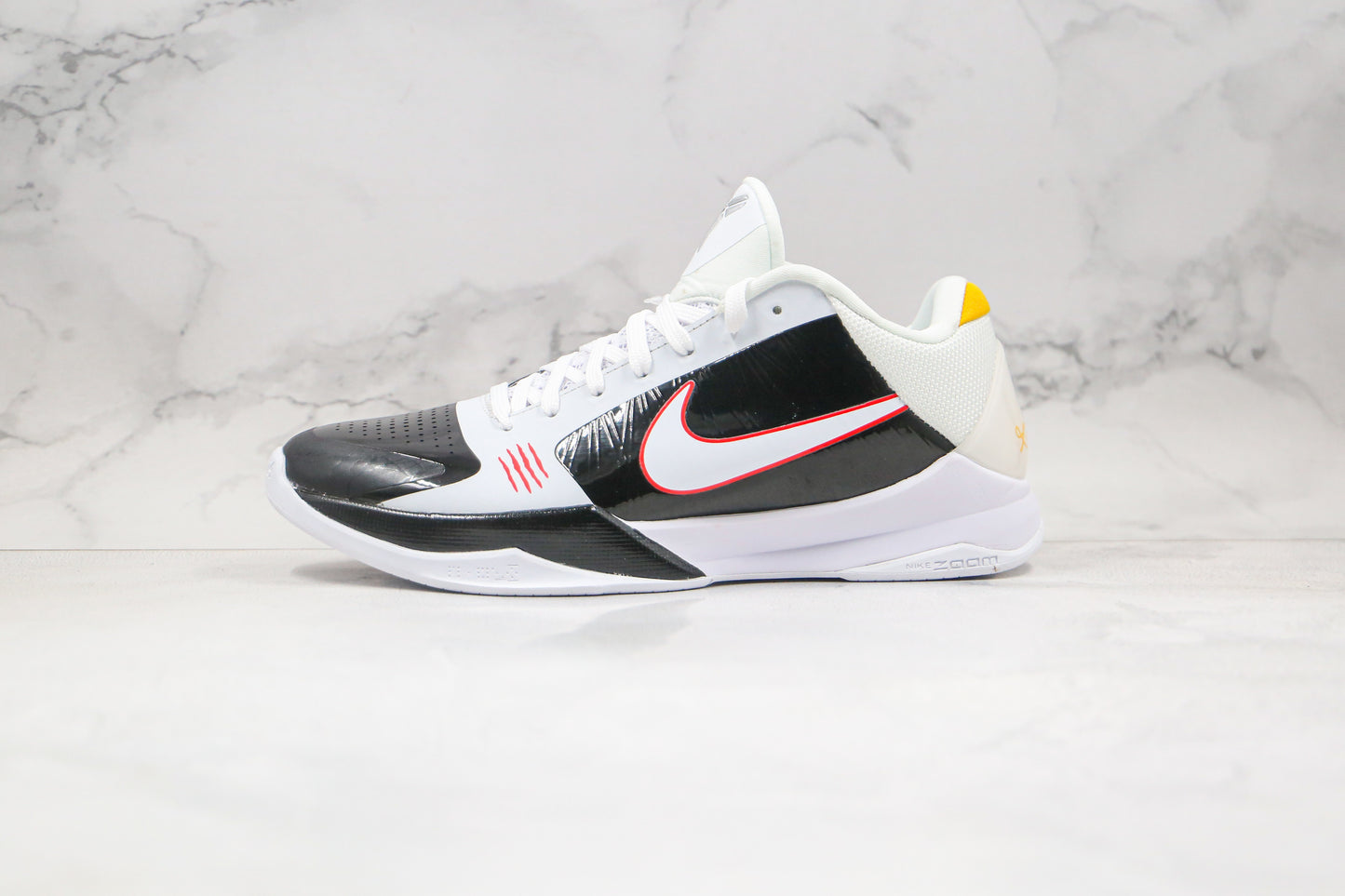 Nike Zoom Kobe 5 Protro White Black Black Red White