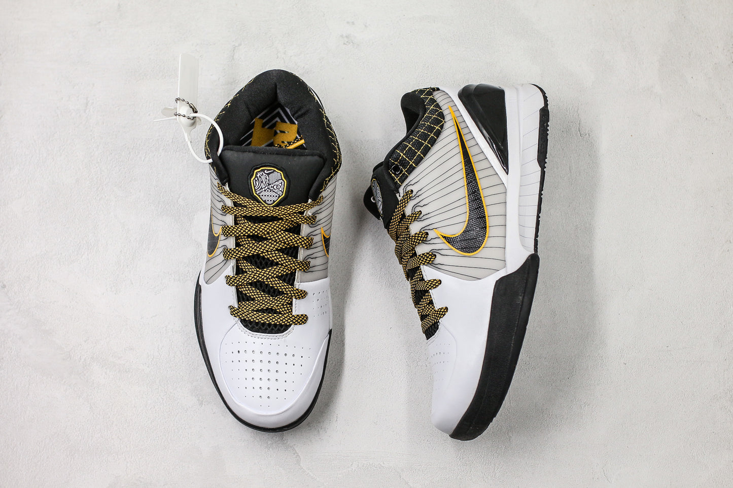 Nike Zoom Kobe 4 Protro Black Gold Black
