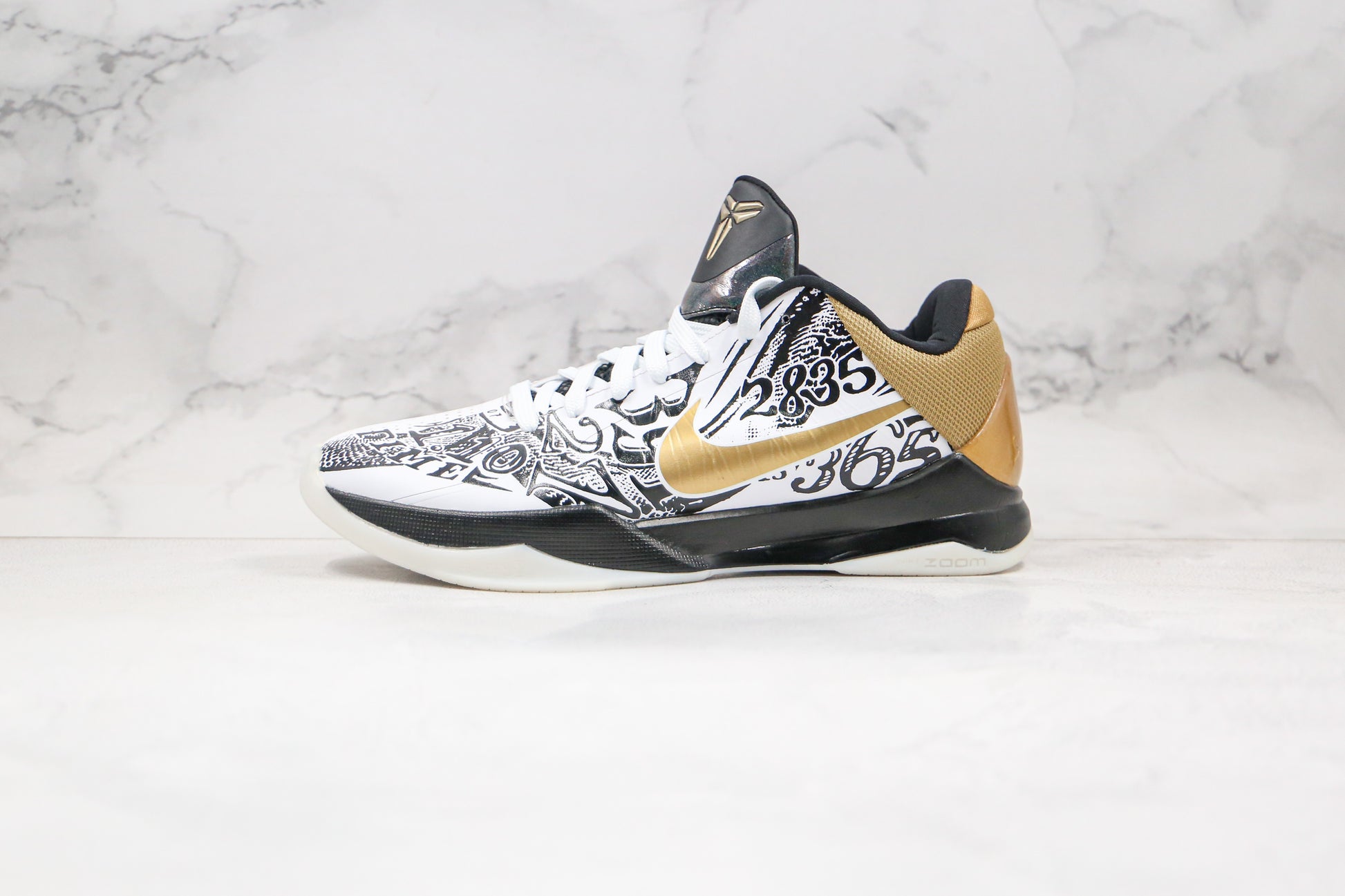 Nike Kobe 5 Yin Yang Black White