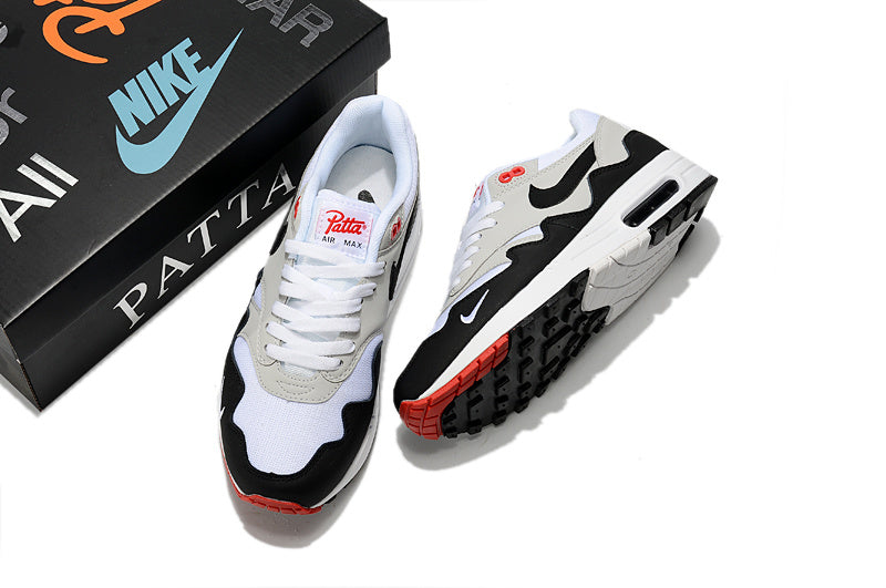 Nike Air Max 87 White Black Red (2)