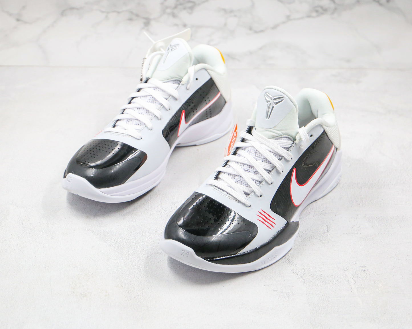 Nike Zoom Kobe 5 Protro White Black Black Red White