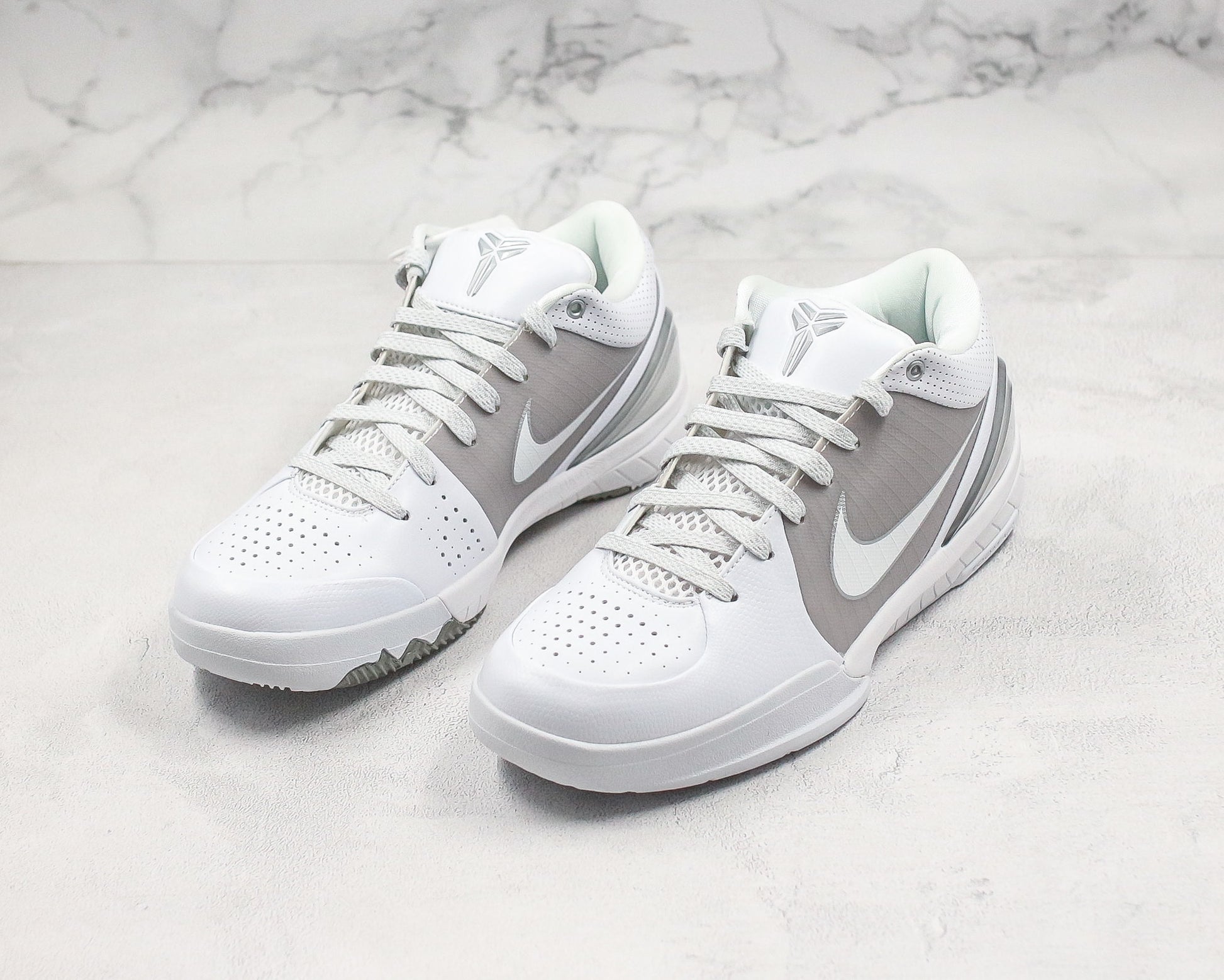 Nike Kobe White Grey Grey White