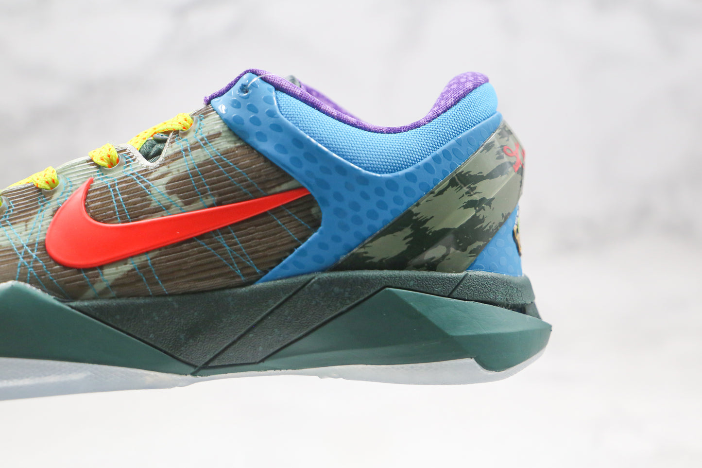 Nike Kobe 7 Camo Orange Green