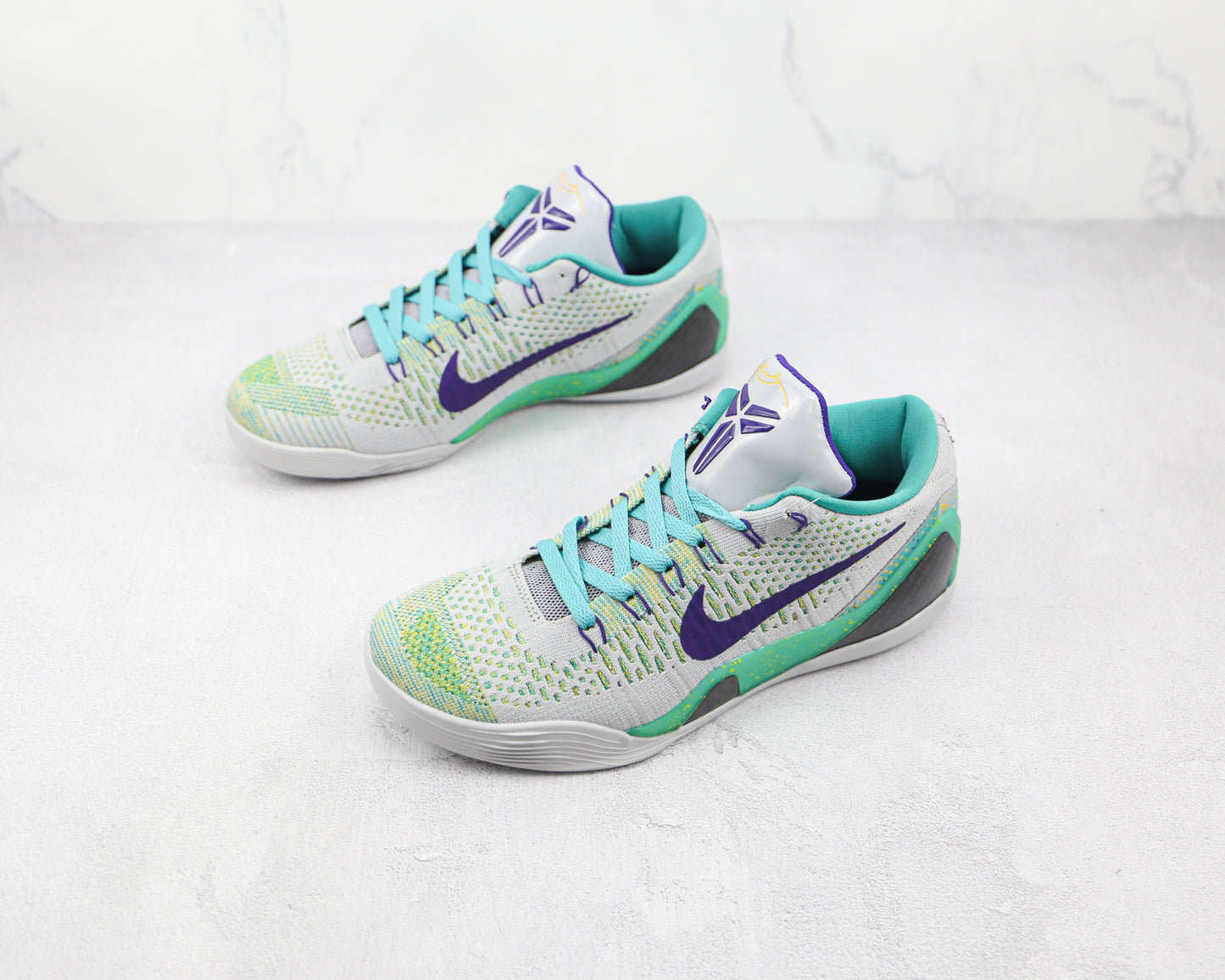 Nike Kobe Green Purple Purple Green Grey