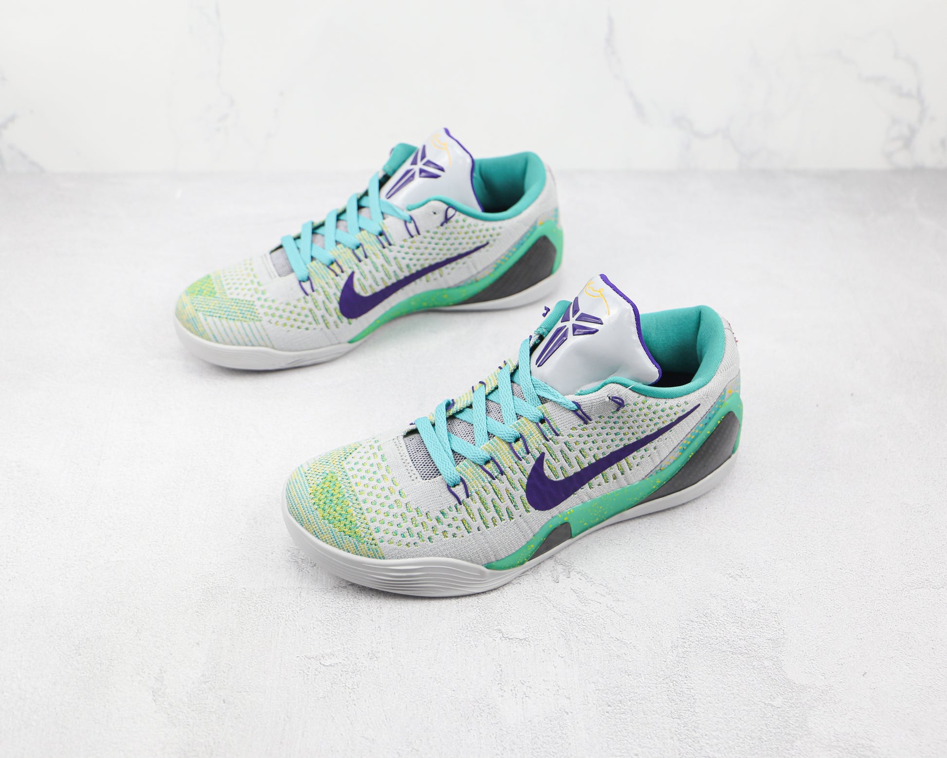 Nike Kobe Green Purple Purple Green Grey