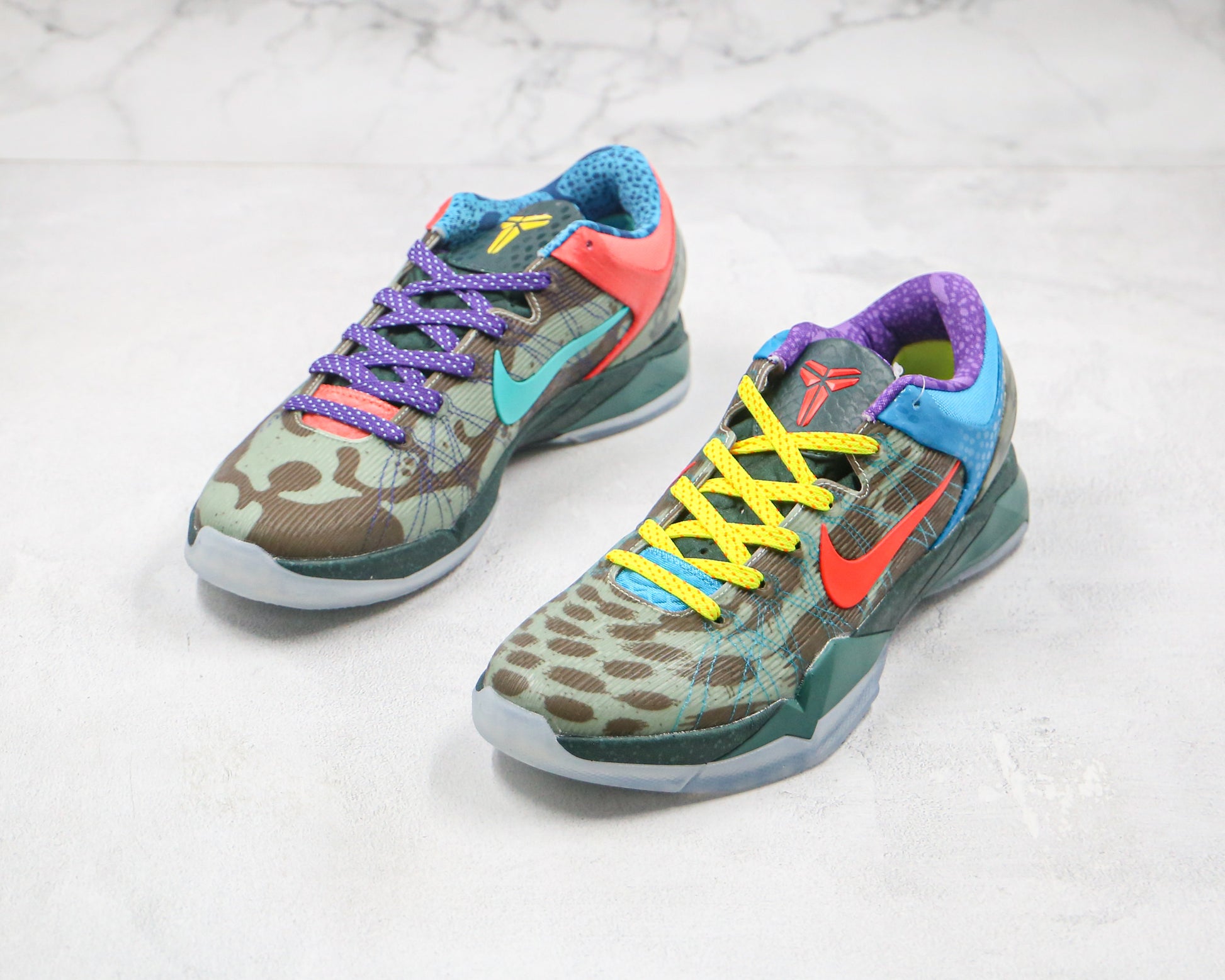 Nike Kobe 7 Camo Orange Green