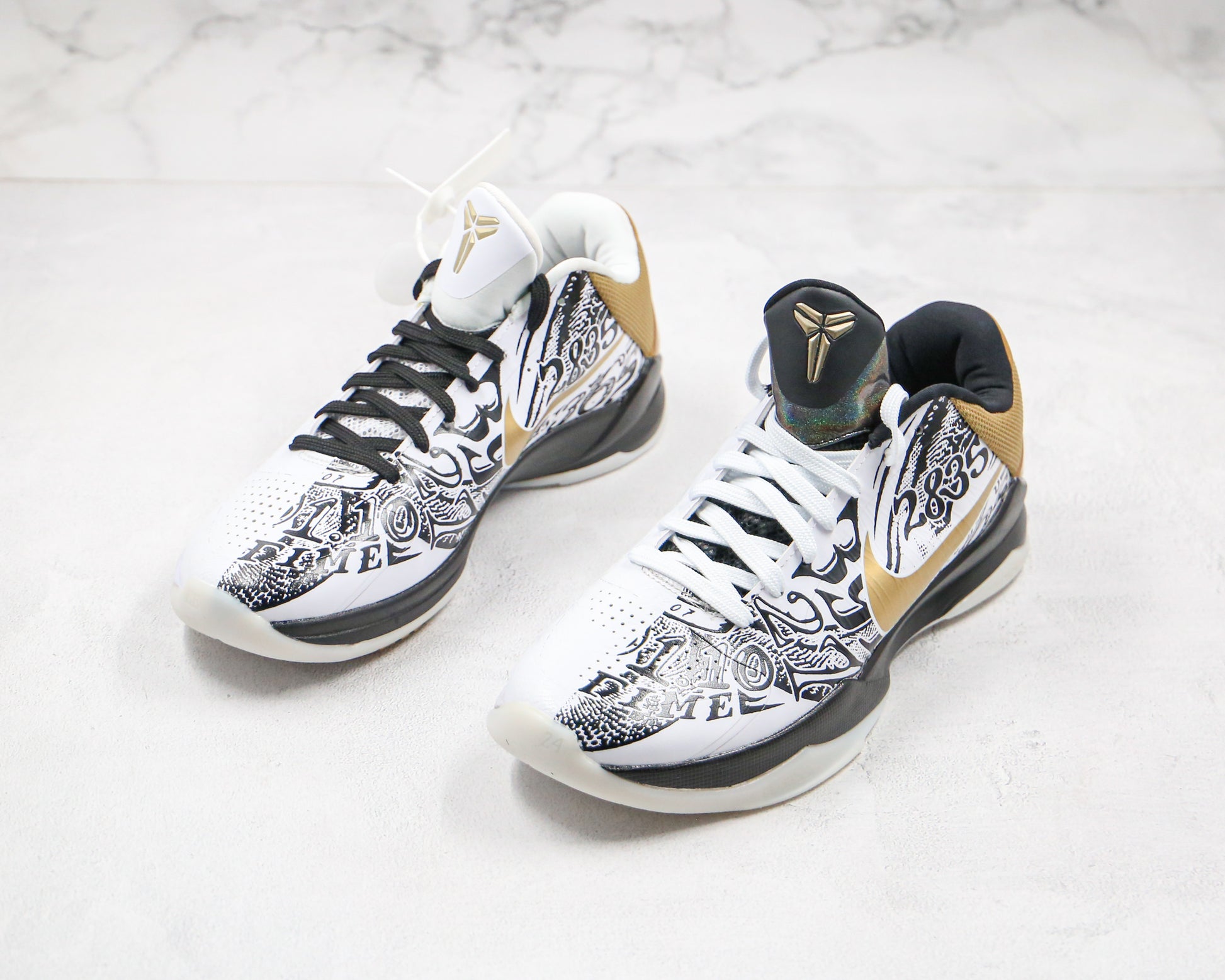 Nike Kobe 5 Yin Yang Black White