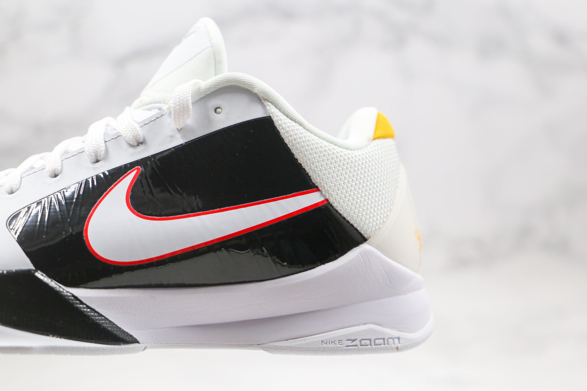 Nike Zoom Kobe 5 Protro White Black Black Red White