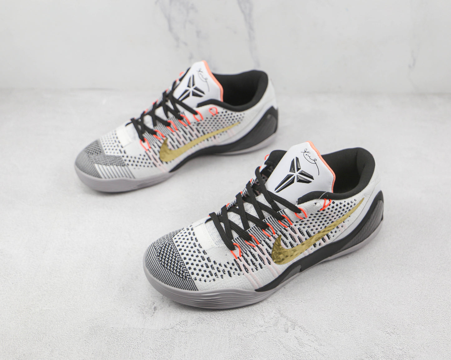 Nike Kobe 9 Gold Fundamentals White Gold