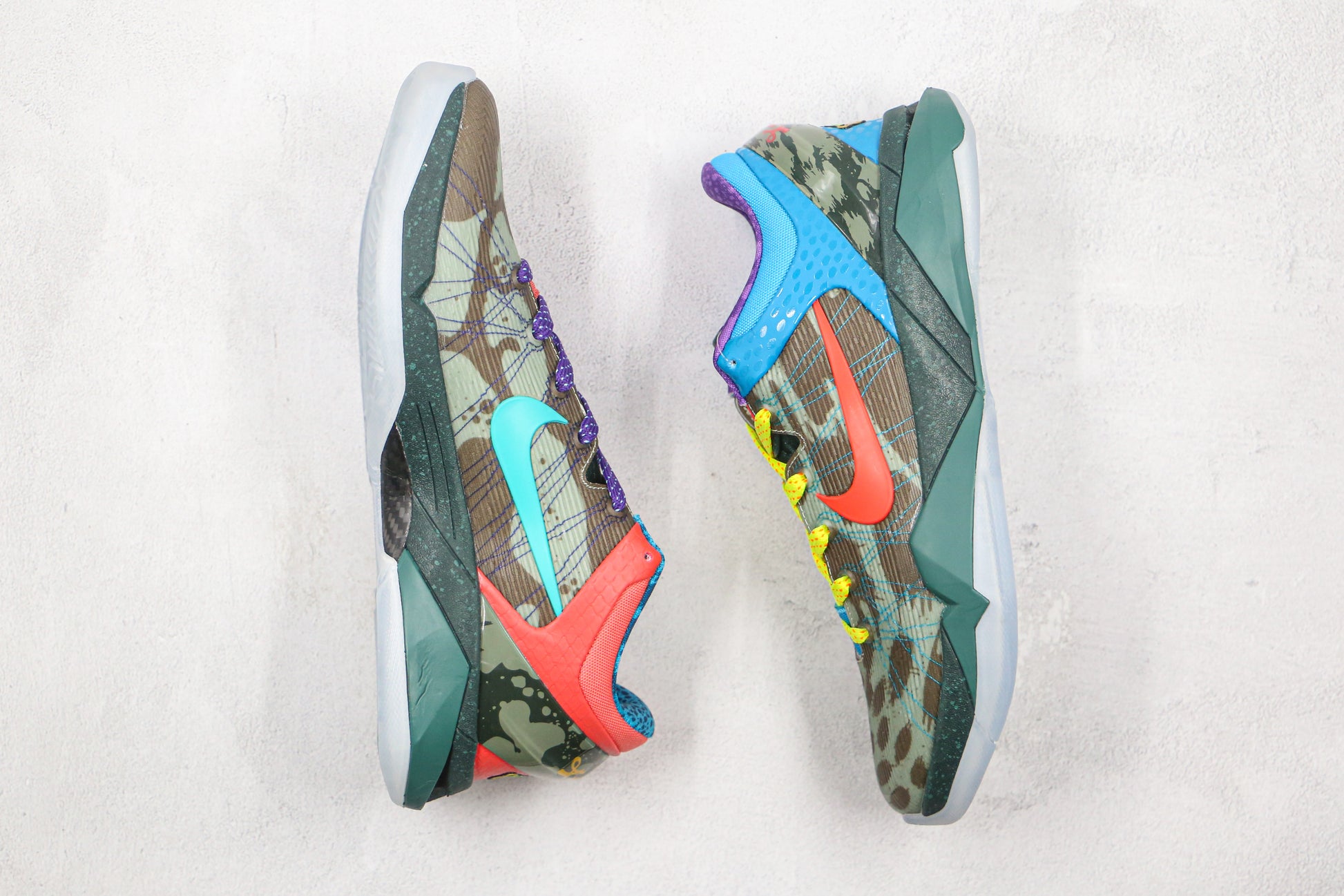 Nike Kobe 7 Camo Orange Green