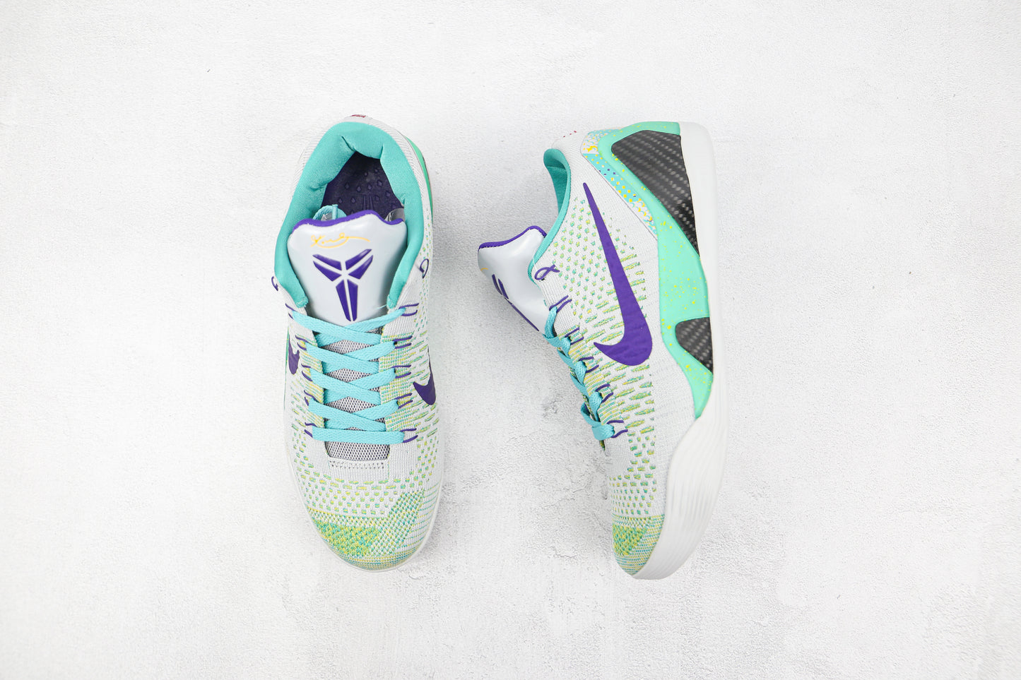 Nike Kobe Green Purple Purple Green Grey