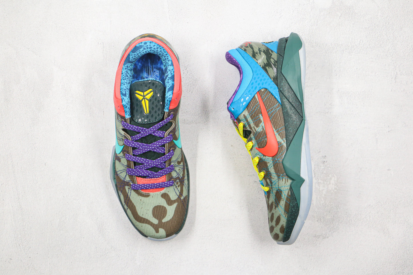 Nike Kobe 7 Camo Orange Green
