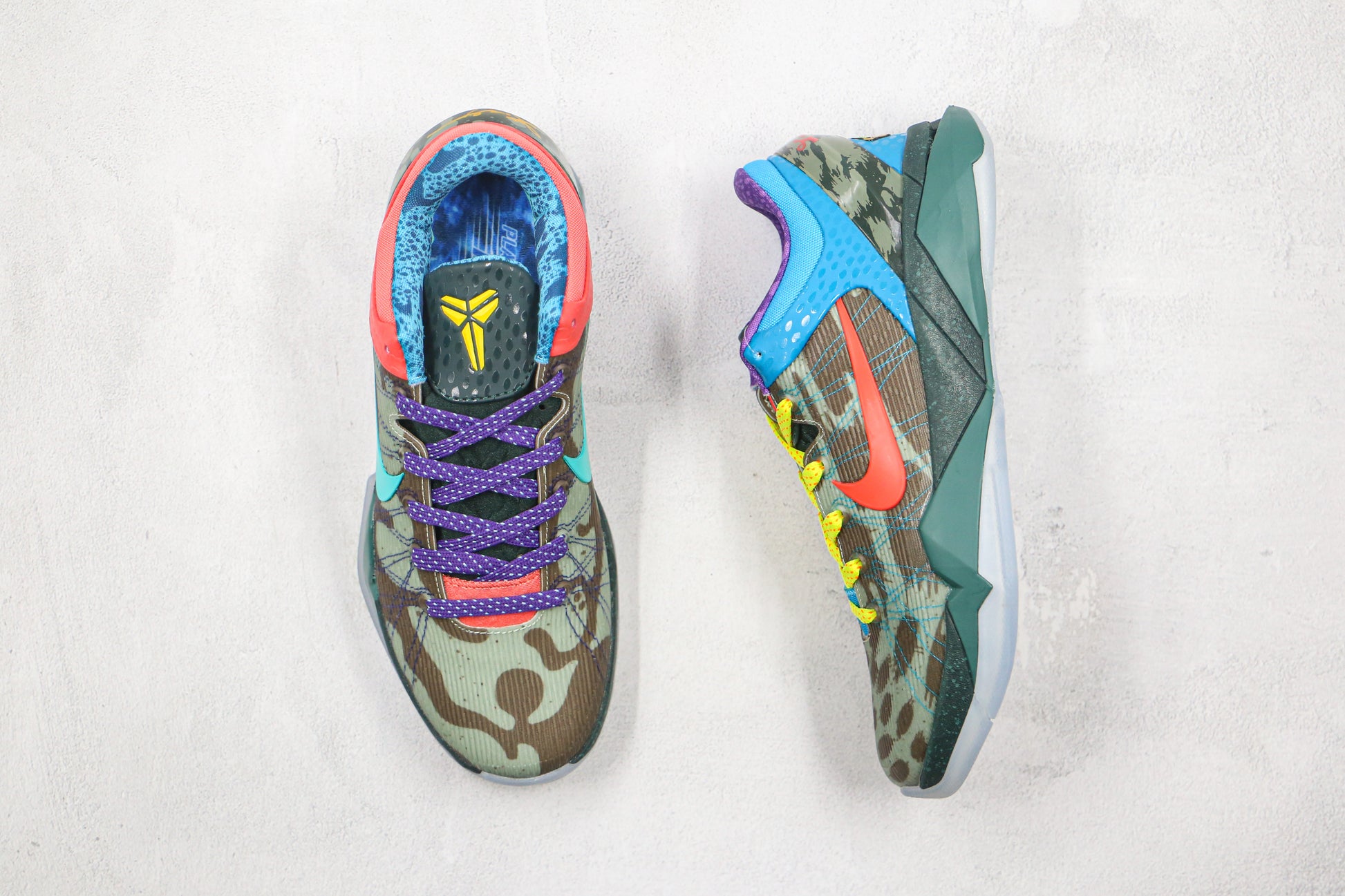 Nike Kobe 7 Camo Orange Green