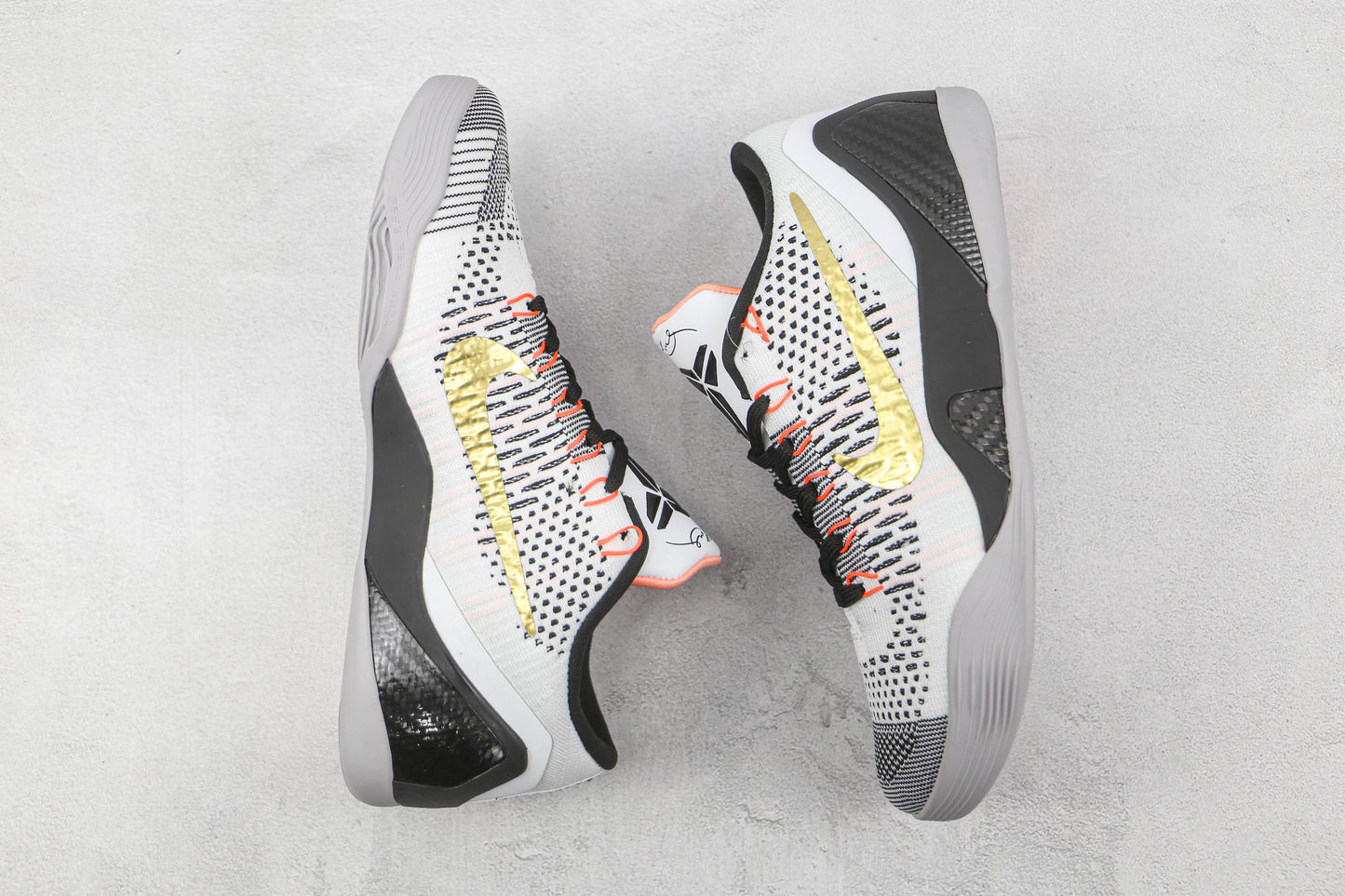 Nike Kobe 9 Gold Fundamentals White Gold