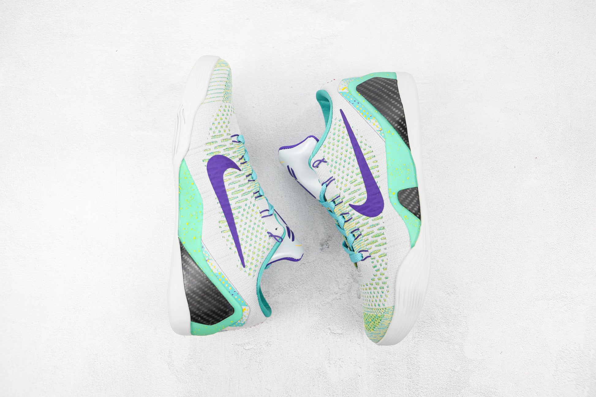 Nike Kobe Green Purple Purple Green Grey