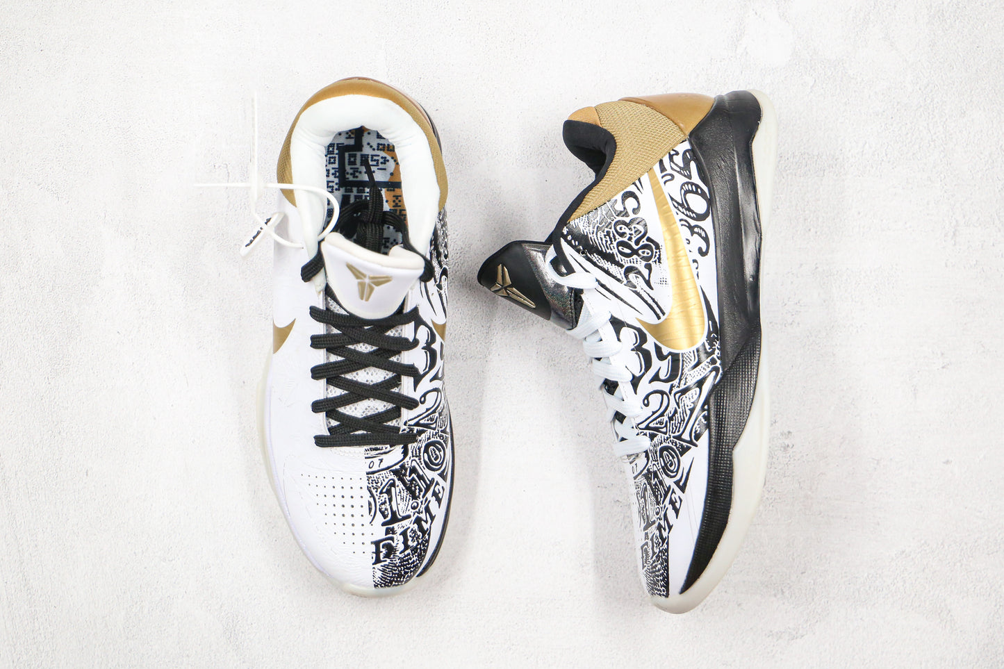 Nike Kobe 5 Yin Yang Black White