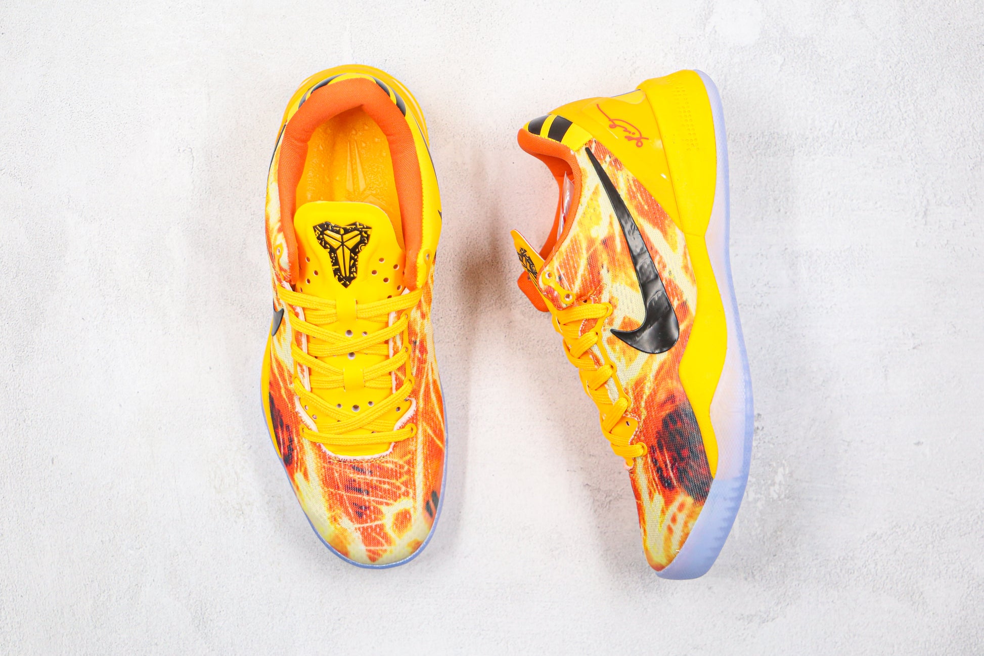 Nike Kobe Camo Yellow Orange