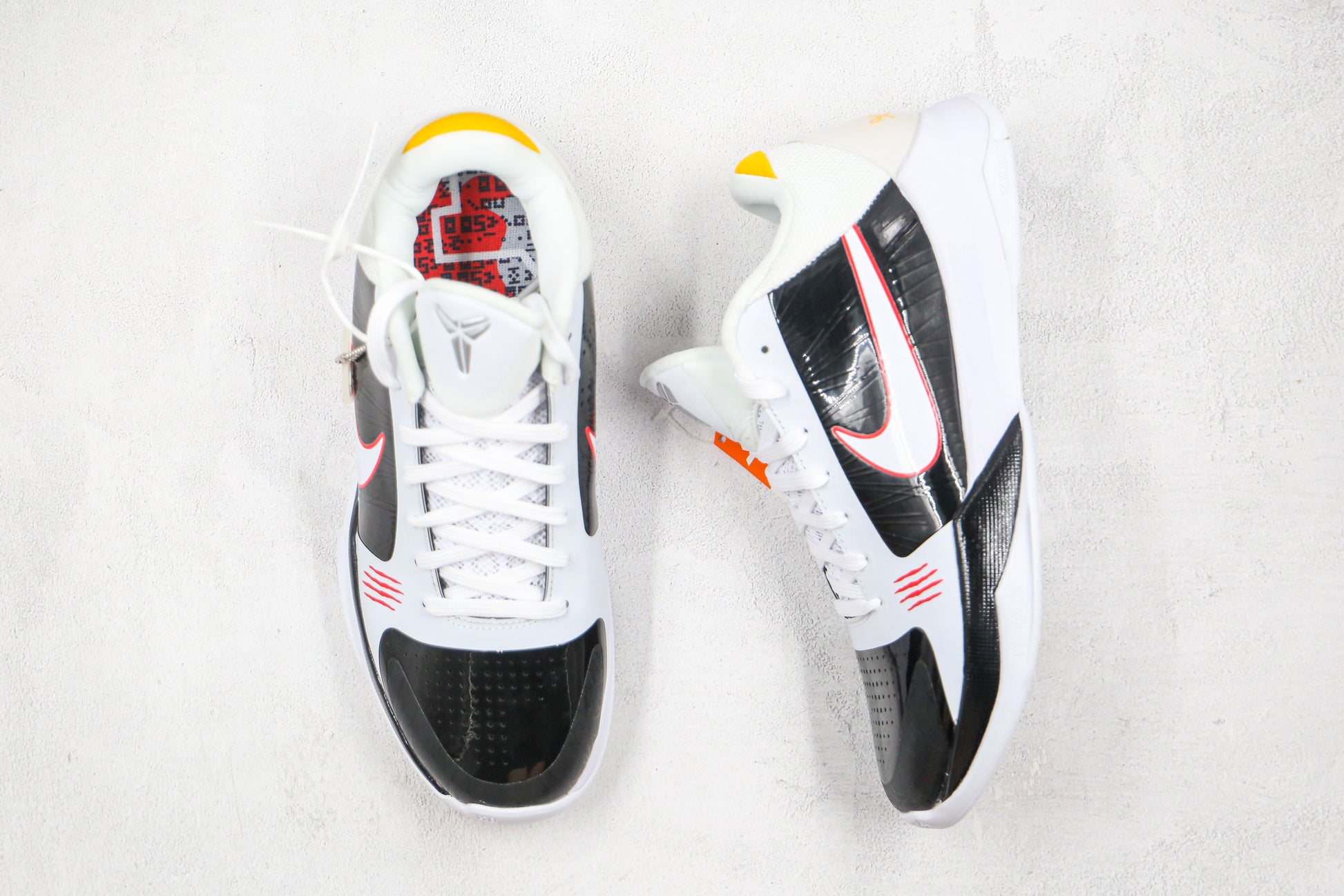 Nike Zoom Kobe 5 Protro White Black Black Red White