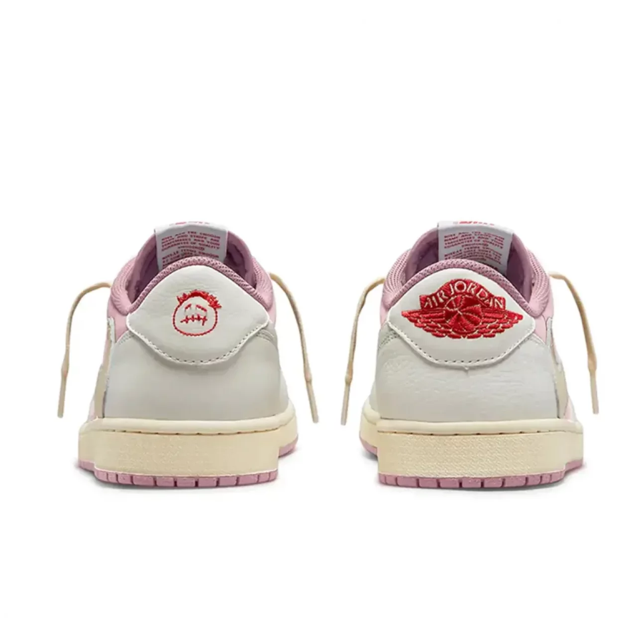 Air Jordan 1 Low Travis Scott OG Sail And ‏Shy Pink Leather