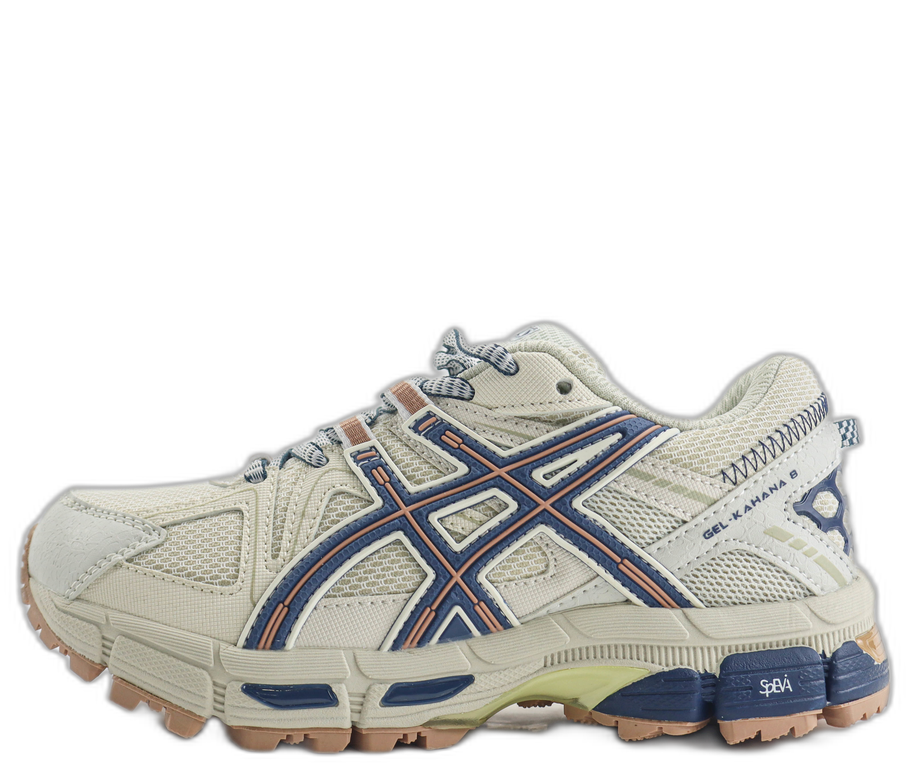 Asics Gel Kahana 8 Cream Navy Burgundy