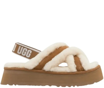 UGG Chestnut Disco Cross Slide