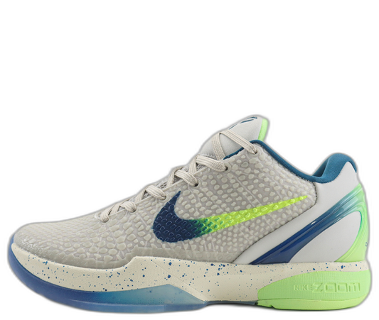 Nike Kobe 6 White Grey Blue Green