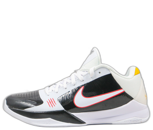 Nike Zoom Kobe 5 Protro White Black Black Red White