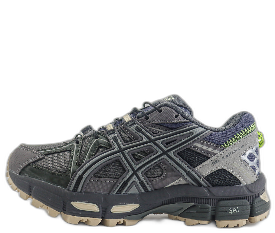 Asics Gel Kahana 8 Charcoal Grey Lime