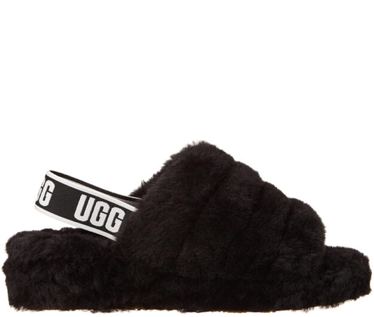 UGG Fluff Yeah Slide Black