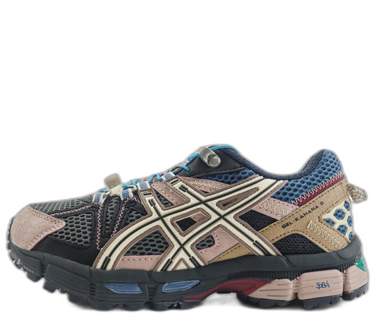 Asics Gel Kahana 8 Black Beige Burgundy