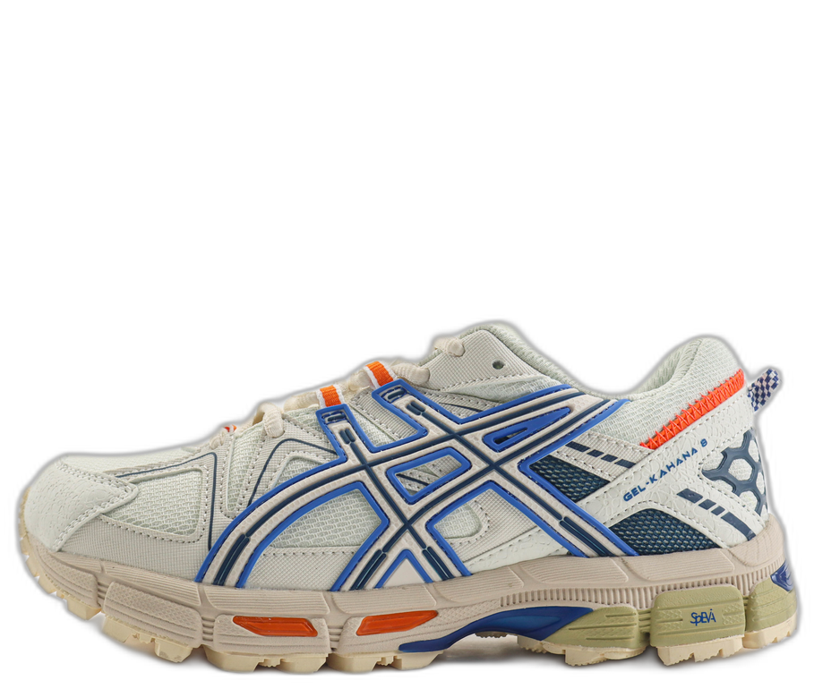 Asics Gel Kahana 8 Cream Blue Orange