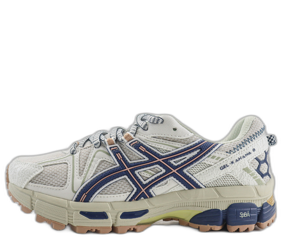 Asics Gel Kahana 8 Cream Blue Red