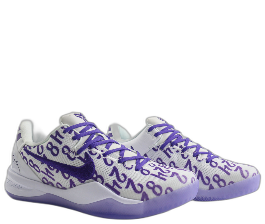 Nike Kobe 8 White Purple