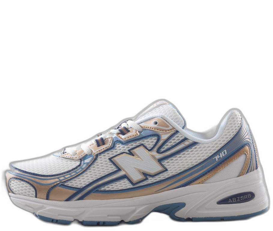 New Balance 740 Grey Blue Outline