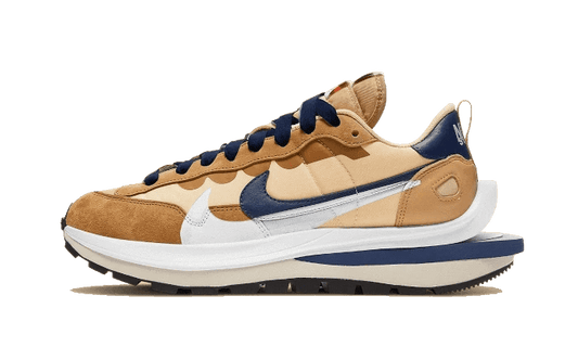 Nike X Sacai Vaporwaffle Tan Navy