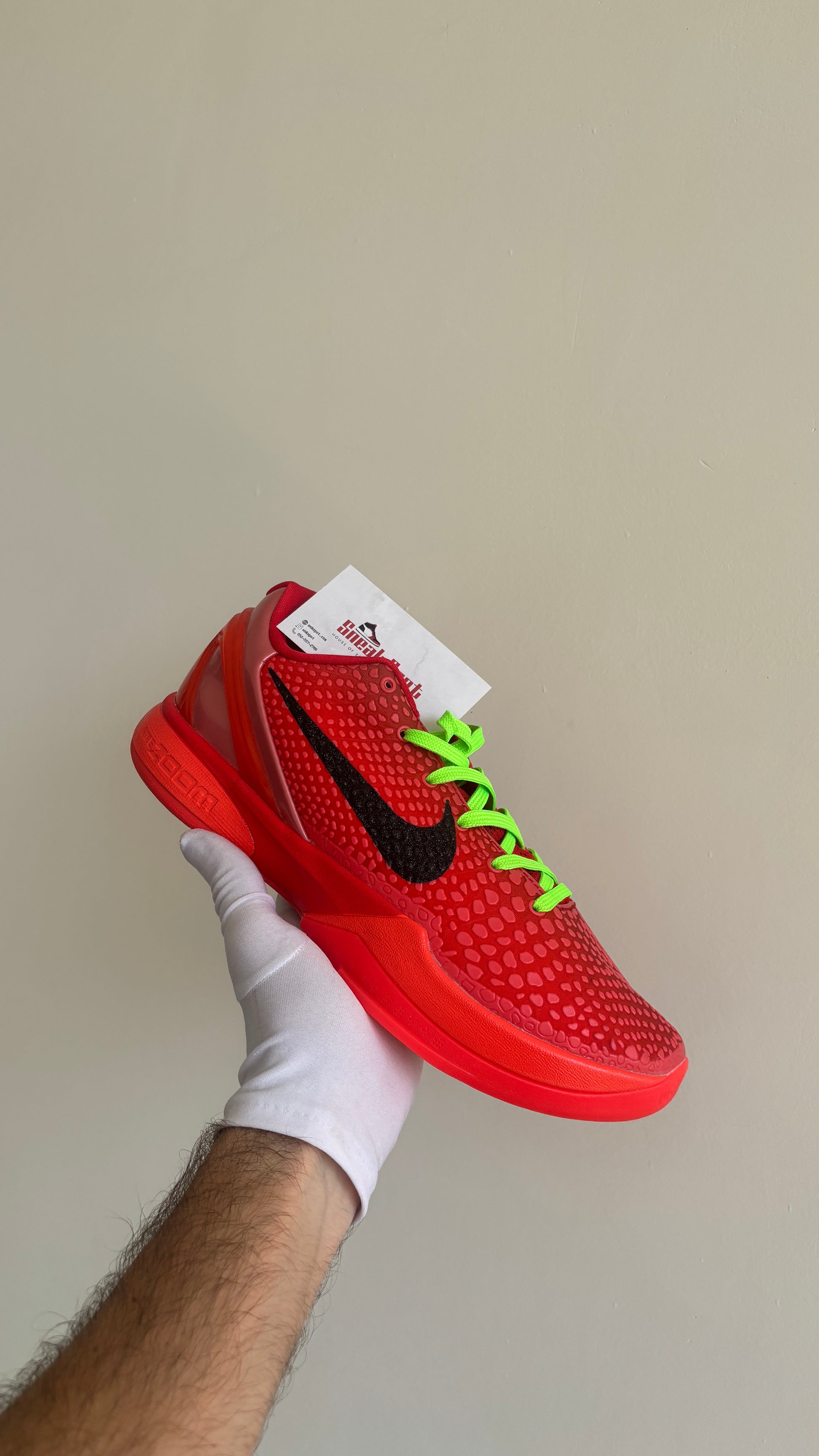 Zoom Kobe 6 GS Reverse Grinch FD 40